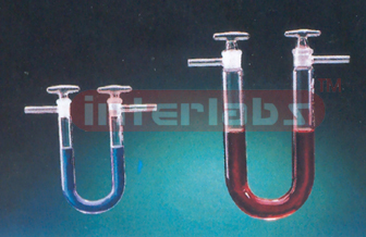 ABSORPTION TUBES, U-FORM, STOPPERED